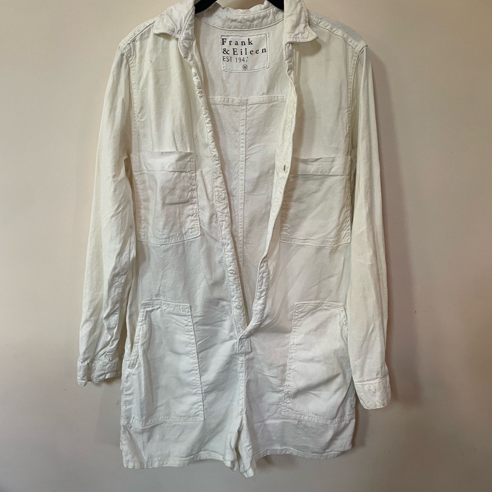 Frank & Eileen Women's White Romper